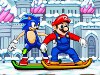 Sonic e Mario Corrida de Snowboard - Jogos Online